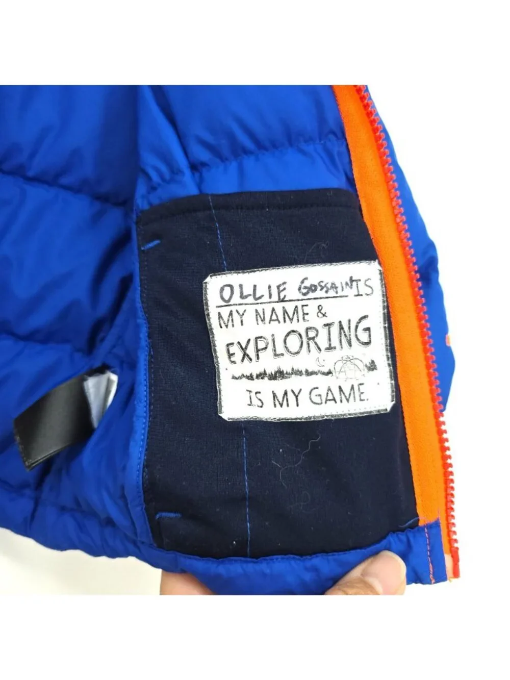 The North Face Royal Blue 550 Puffer Coat Winter Jacket Todder Size 2T